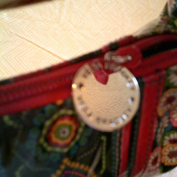 Boho Small PVC Zip Closure Bow Decor Purse - Picture 4 of 5